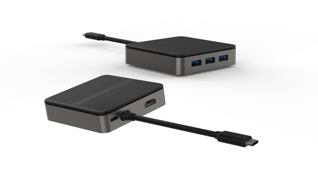 USB C Hub Multi-Port USB Type-C Hub with 4K HDMI Power Delivery 100 W 3 USB 3.0 Port 1 Type-C 3.0 Port USB Splitter Adapter for MacBook Mac Mini 5in 1