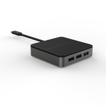 Type C Square 9 In 1 USB C HUB HD 4K Type C Docks RJ45 PD 100W 3xUSB 3.0 Docking Sta